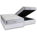 Ver imagem 2 de Cama Box Baú Crc Casal +Colchão Molas Master Pocket Marselha Hellen 138