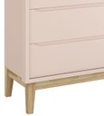Ver imagem 3 de Cômoda Sapateira Classic New Rosa Fosco com Natural - MoveisAqui