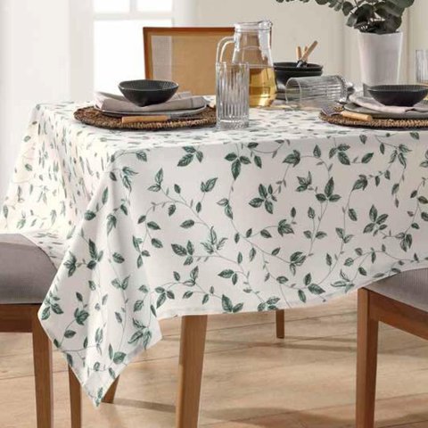 Toalha de Copa Quadrada 78x78cm Clean Athenas Botânica 01 - Dohler Estampada Clara
