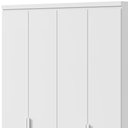 Ver imagem 4 de Guarda Roupa 4 Portas Alonzo Branco 153,5cm Fabrispuma