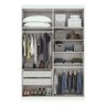 Guarda Roupa 4 Portas Alonzo Branco 153,5cm Fabrispuma - 2