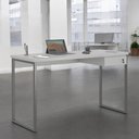 Ver imagem 2 de Mesa Home Office Escrivaninha Industriale 1,36 Cinza com Gaveteiro