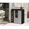 Adega Planejada Carvalho 4008 cor Preto / nature - Comprar moveis em casa - 1