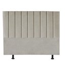 Ver imagem 3 de Cabeceira Estofada Carla 195cm King Size para Cama Box Quarto Linho Bege - Gat Magazine