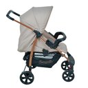 Ver imagem 4 de Travel System Burigotto Carrinho de Bebê com Bebê Conforto Ecco + Touring X Mon Amour Bege