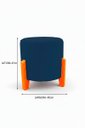 Ver imagem 5 de Kit com 2 Puff's Redondo Confortável Minimalista Thor Linho
