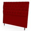 Ver imagem 4 de Cabeceira Estofada com Capitonê para Cama de Casal 160 Mirage Suede