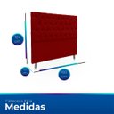 Ver imagem 6 de Cabeceira Estofada com Capitonê para Cama de Casal 160 Mirage Suede