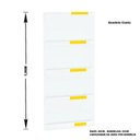 Ver imagem 4 de Gondola Parede 196 Amapa Flex Kit 4 Metros 1 Canto Branco - Amapá