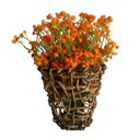 Ver imagem 1 de Kit 15 Hastes Flor Mosquitinho Artificial Laranja para Grandes Arranjos