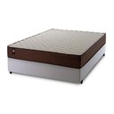Ver imagem 2 de Conjunto Cama Box Espuma Atlanta Marrom Viúva 128x188x62