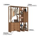 Ver imagem 3 de Estante Closet Yes com 3 Gavetas e 9 Nichos - Montana