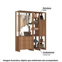 Ver imagem 2 de Estante Closet Yes com 3 Gavetas e 9 Nichos - Montana