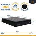 Ver imagem 7 de Cama Box Baú com Colchão de Espuma D45 Pillow Top Suport Maxx Casal 138cm