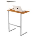 Ver imagem 2 de Mesa de Apoio de Notebook Thor para Sala - Cinza com Nature