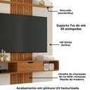 Ver imagem 5 de Painel Suspenso Tv 60 Pol 150 Cm Leme Off White Bechara