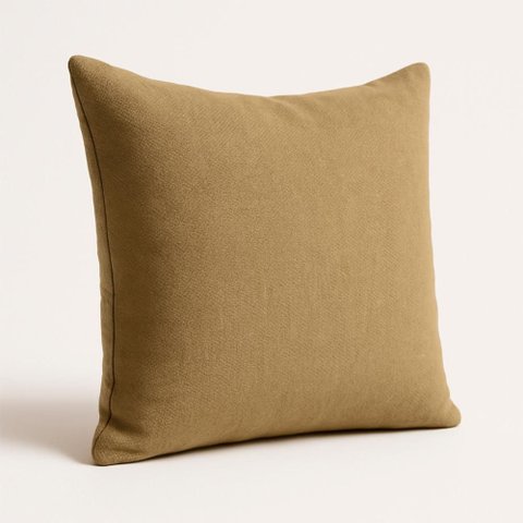 Almofada 42cm Decorativa Suede Fofinha P/ Sofá e Cadeira Cor:capuccino