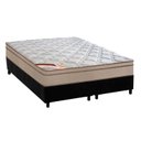 Ver imagem 1 de Cama Box Queen: Colchão Molas Castor Pocket Revolution Híbrido + Base CRC Suede Black(158x198)
