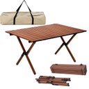 Ver imagem 1 de Mesa Dobravel Compacta Piquenique Portatil Jardim Acampamento Praia Camping Varanda Descanso Lazer C
