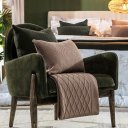 Ver imagem 7 de Almofada Domus Altenburg Tricot Decorativa 45x45cm Marrom Mocha