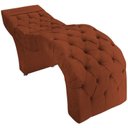 Ver imagem 1 de Maca Estética Estofada Capitonê Salão Design de Sobrancelhas - Terracota