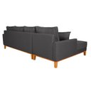 Ver imagem 5 de Sofá Beny 4 Lugares com Chaise Base Madeira Linho Império Estofados