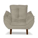 Ver imagem 1 de Mini Poltrona Cadeira Opala Infantil de Criança Suede