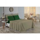 Ver imagem 4 de Jogo de Cama King Nobre 4 Peças Lençol com Elástico de 30cm de Altura Malha 100% Algodão - Avel