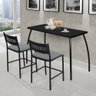 Mesa para Apartamento de Parede Compacta com 2 Cadeiras Fit - 1