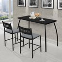 Ver imagem 5 de Mesa para Apartamento de Parede Compacta com 2 Cadeiras Fit