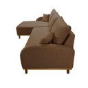 Ver imagem 4 de Sofá Albano Veludo 250 Chaise Lado Esquerdo Meu Sofá Online B016 Veludo Marrom