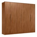 Ver imagem 1 de Guarda Roupa Casal Atrice 6 Portas Nogueira Touch - Demartêz