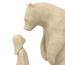 Ver imagem 3 de Escultura Decorativa Urso em Poliresina 29cm 23674 Mart