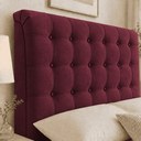 Ver imagem 3 de Cabeceira Ana Estofada Suede p/ Cama Box Casal King 195cm Quarto