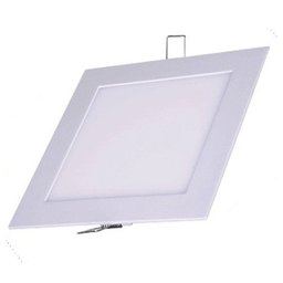 Painel Plafon LED Embutir Quadrado 6W Branco Quente 3000K - 1