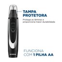 Ver imagem 2 de Aparador Mondial Trimmer Tr-01 Pelo Classic Preto com Prata