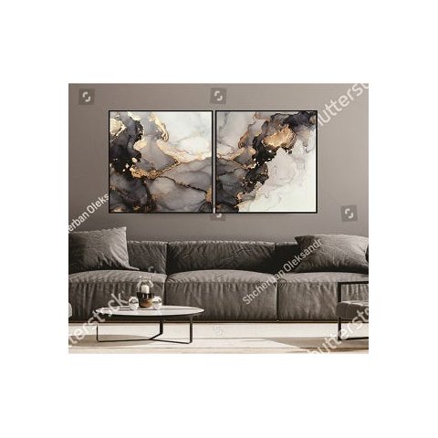 Quadro Decorativo Sala Quarto Par Abstratos