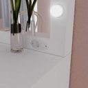 Ver imagem 4 de Penteadeira Camarim Compacta com Espelho 3 Gavetas Pe2010 