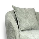 Ver imagem 4 de Poltrona Decorativa para Sala Quarto Aisha Orgânica Élpis Móveis Boucle Erva Doce