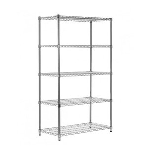Estante aço cromado 90 x 45 x 180 cm
