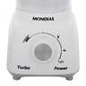 Liquidificador Mondial Turbo Power com 3 Velocidades 500W Branco - L-99Wb - 127V - 5
