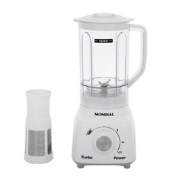 Liquidificador Mondial Turbo Power com 3 Velocidades 500W Branco - L-99Wb - 127V - 2