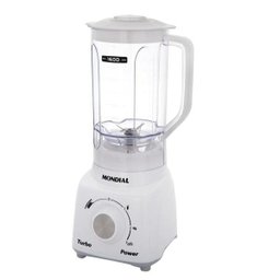 Liquidificador Mondial Turbo Power com 3 Velocidades 500W Branco - L-99Wb - 127V - 9
