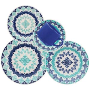 Aparelho de Jantar 20 Peças em Cerâmica Donna Lola - Oxford/Biona Am20-5190