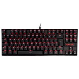 Teclado Mecânico Gamer Redragon Kumara Led Vermelho Single Color Switch Outemu Blue K552-2 - 1