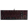 Teclado Mecânico Gamer Redragon Kumara Led Vermelho Single Color Switch Outemu Blue K552-2 - 1