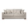 Sofá Living Hotello Linho Cinza Claro 2m - 2