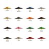 Ombrelone Central Redondo Slim:Vinho/2,1m - 2