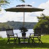 Ombrelone Central Redondo Slim:Vinho/2,1m - 4