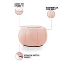 Ver imagem 5 de Sofá 2 Lugares com Puff e Poltrona Orgânica Fixa Cloud Bouclê E03 - D’Rossi